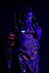 Пончо светящееся Mandala Sun