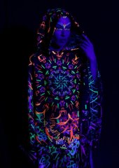 Пончо светящееся Orange Sun